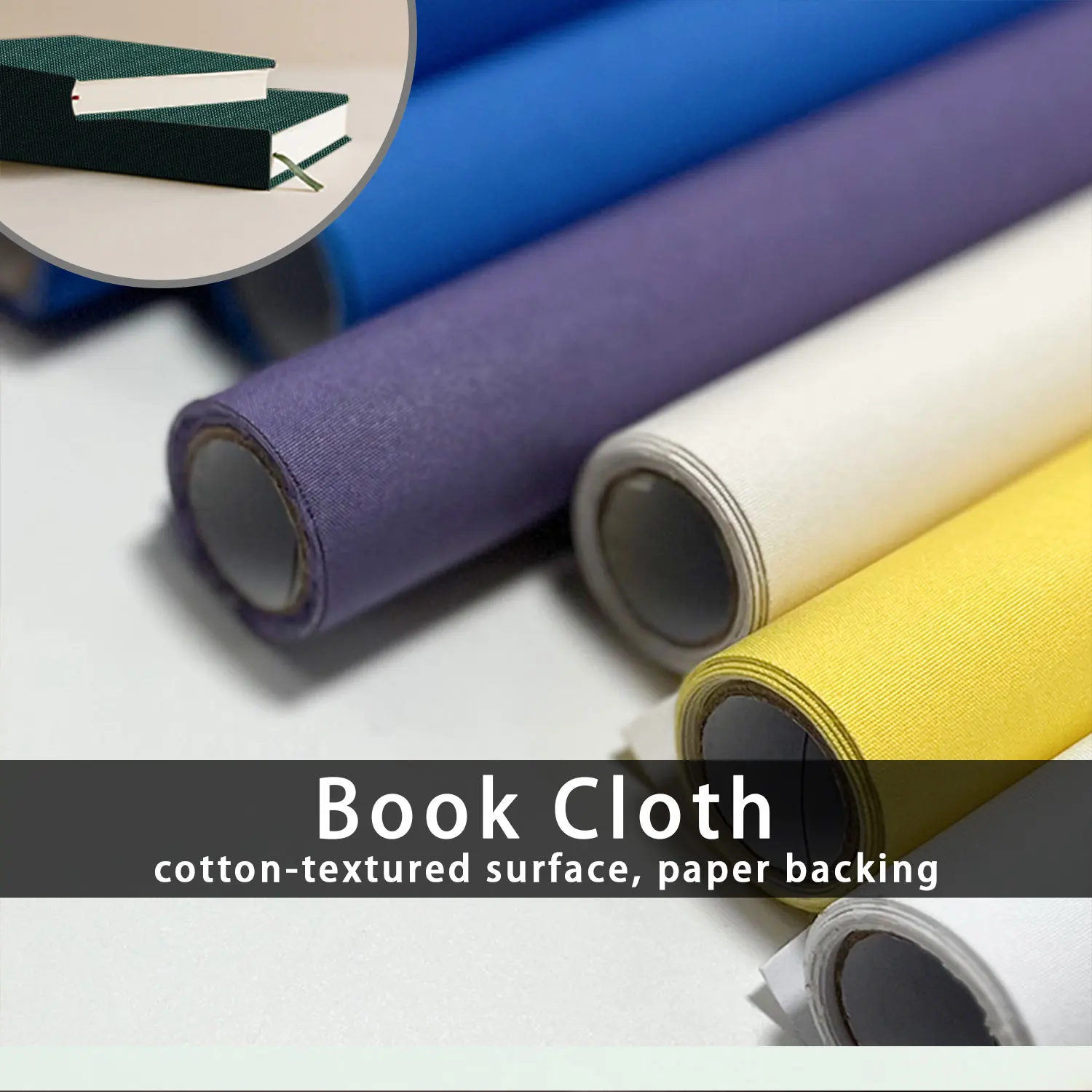 

40x220cm Cotton Texture Book Binding Cloth DIY Craft Paper Cotton Surface Paper Backed Book Cover for Book Photo Album Scrapbook