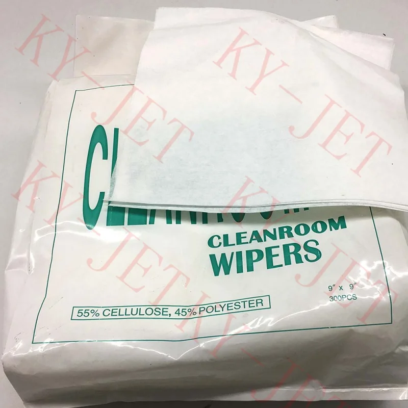6inch*6inch 9 inch*9 inch cleanroom wiper Cleaning Tissue stencil wiping non dust cloth clean for all large format printer print