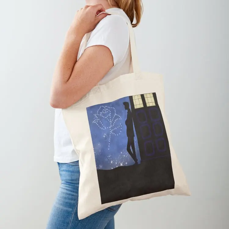 Thinking of Rose Tote Bag Eco bag shopping trolley bag custom canvas