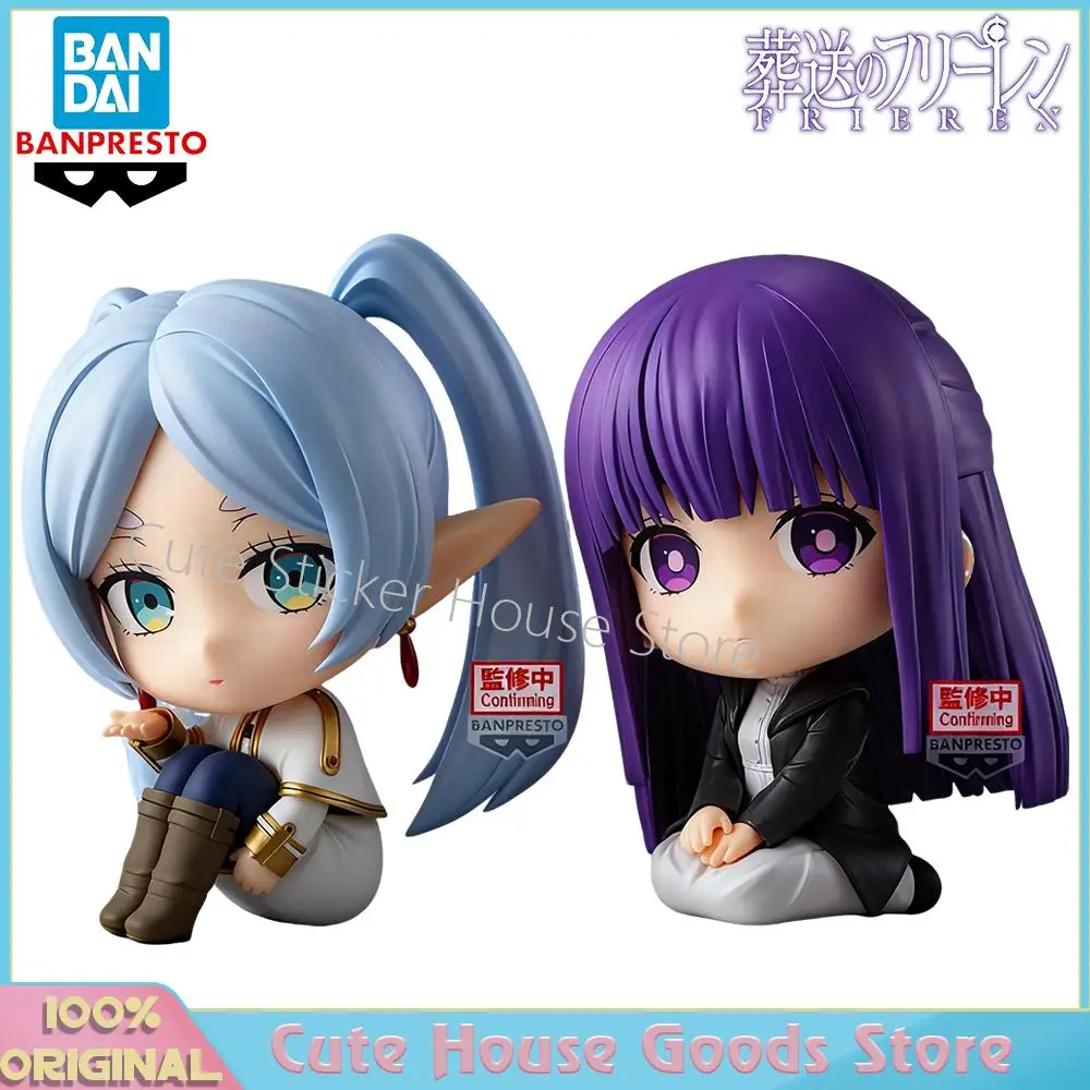 

[В наличии] Оригинальные Bandai Banpresto Sousou No Frieren 11 см Kawaii Q Style Frieren Fren Куклы Фигурки Модель Игрушки Подарочное Украшение