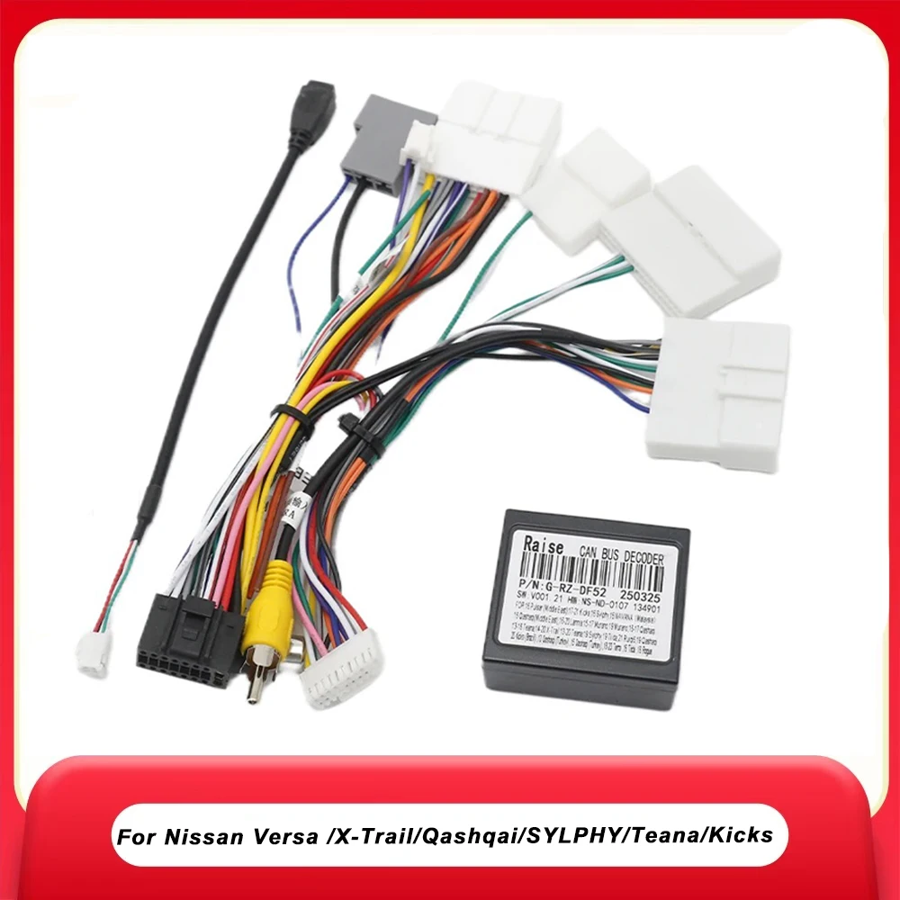 16Pin Wiring Harness Adapter Canbus Box for Citroen Jumper Peugeot Boxer 2011-2022 Car Radio Power Cable Decoder