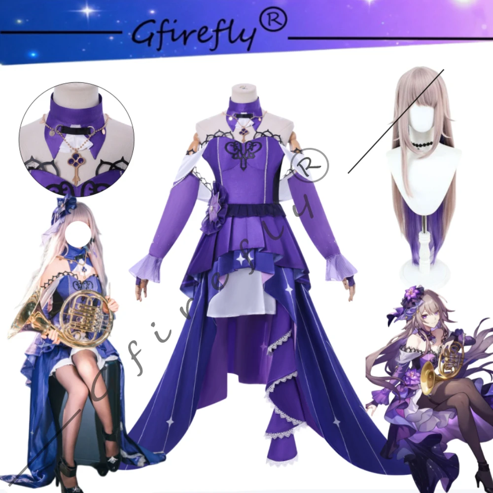 

Honkai: Star Rail The Herta Same Style Concert Cosplay Costume Adult Women Live Show Outfit Halloween Carnival Comic Con Party