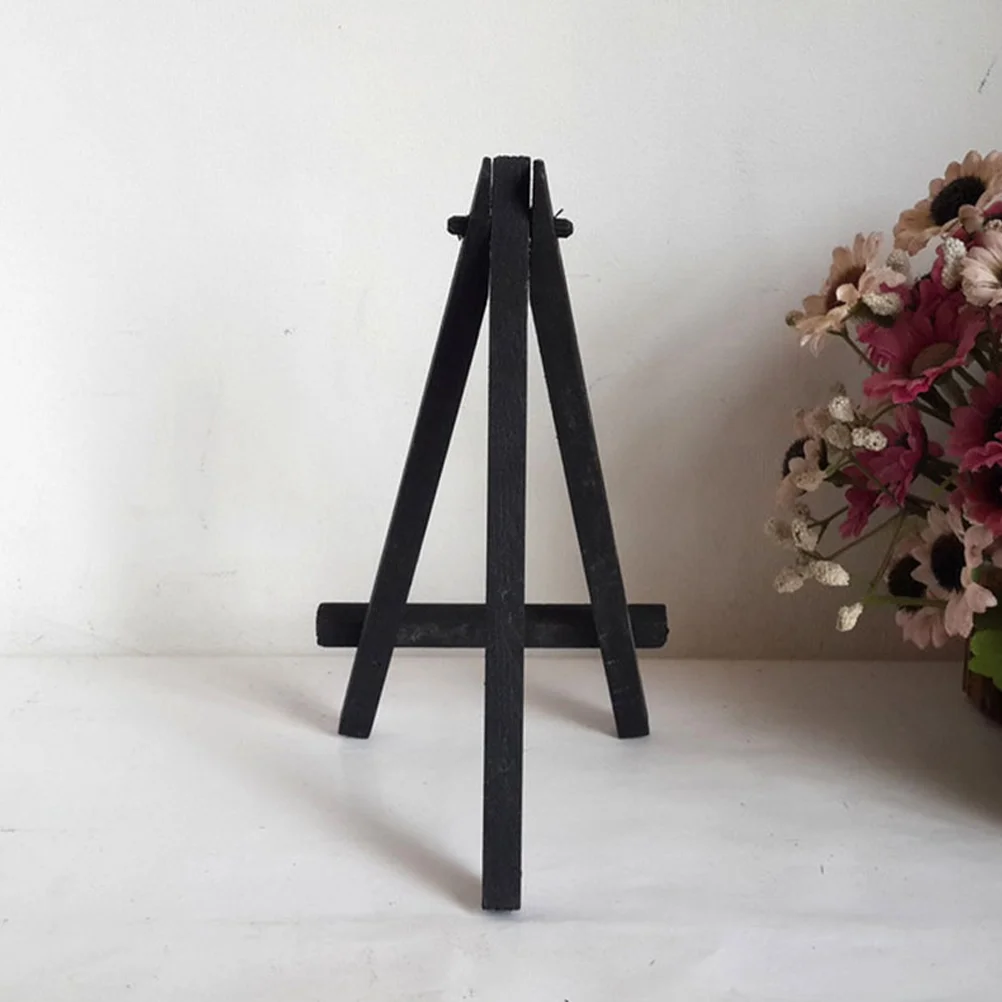 Mini Easel Small Wooden Easels Display Stand Mobile Phone Black Holder Table for Kids Tabletop Child