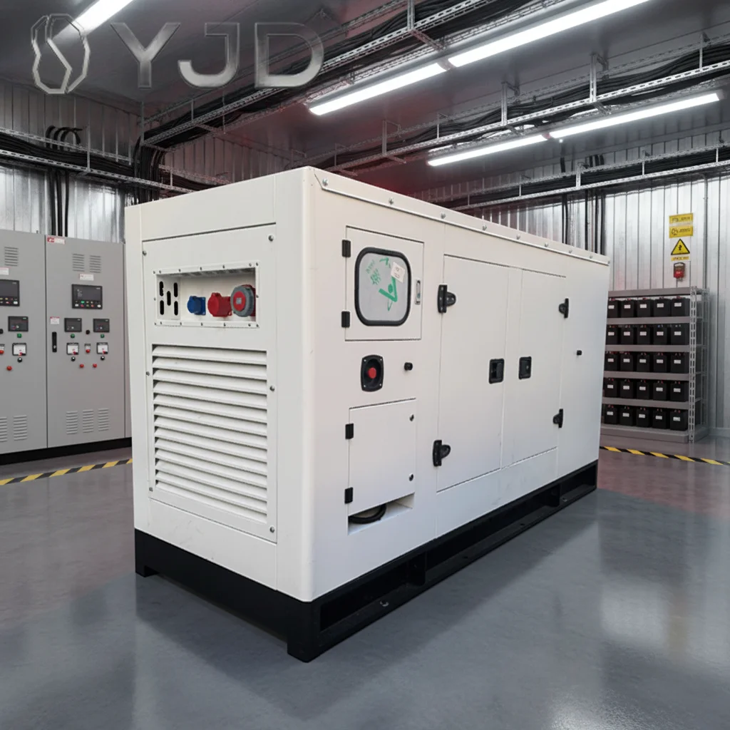 Leiteng Silent Type Diesel Generator Set 75kW 90kVA AC Single Phase Output with ATS