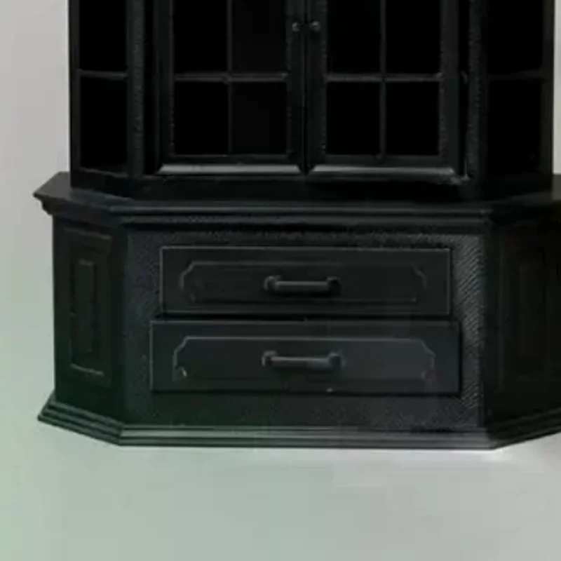 

Miniature Durable Plastic Bookcase for Dollhouse Living Room Bedroom Design