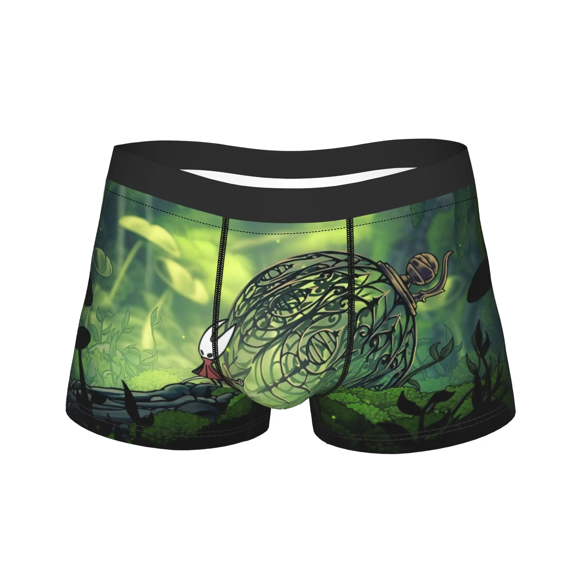 

Мужское длинное нижнее белье Hollow Knight Silksong, новинка, трусы-боксеры, шорты, мужские трусы со средней талией, большие размеры