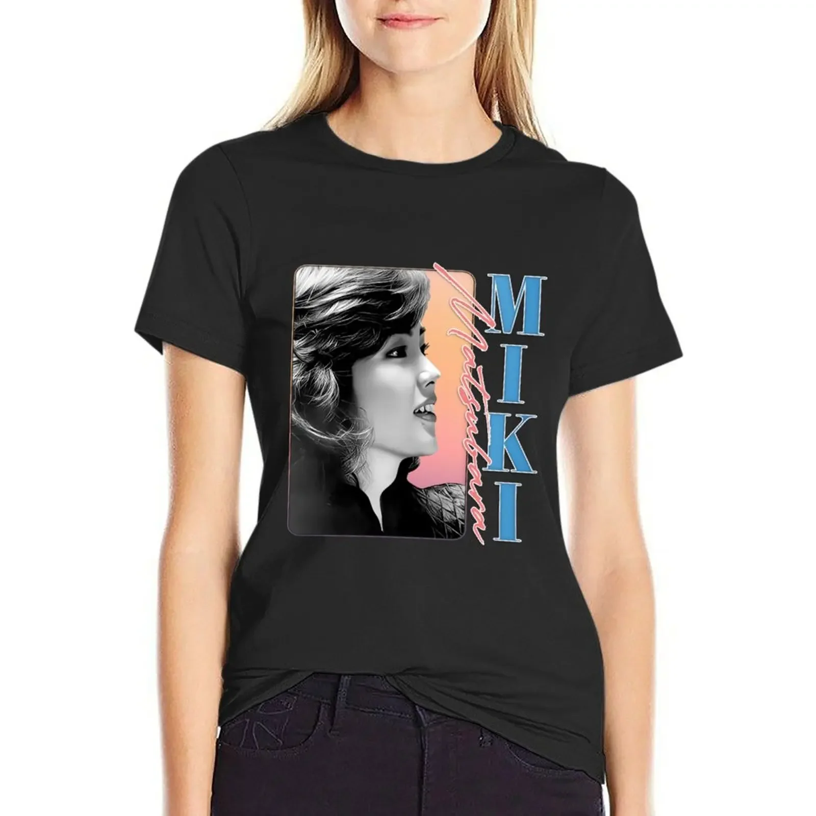 

Miki Matsubara T-Shirt customizeds tees funnys womans clothing
