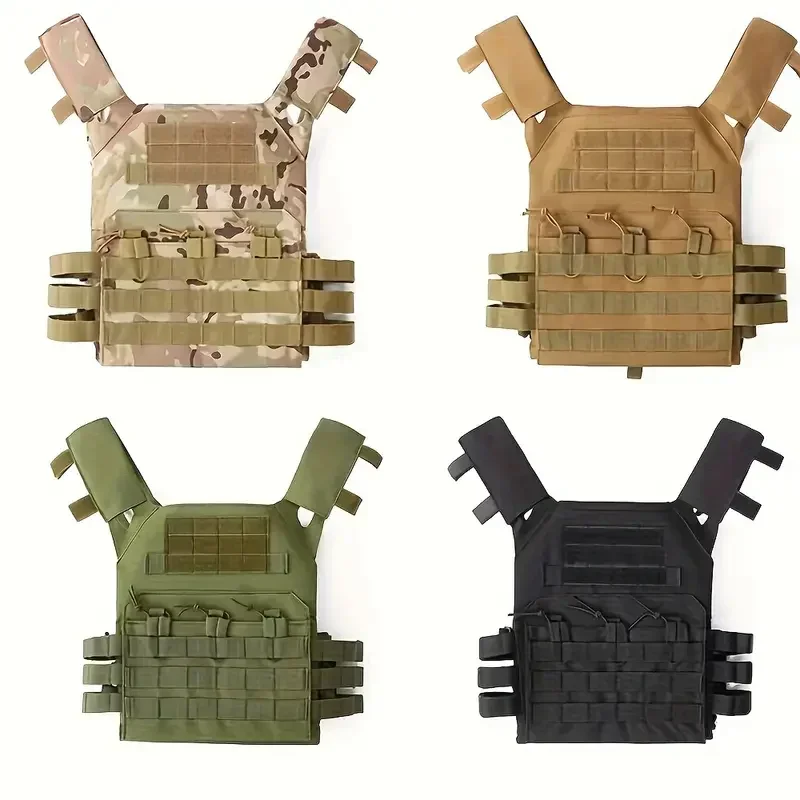 1 CS vest, Molle Breathable quick adjustment gaming vest, Durable protection vest - perfect for outdoor games and training