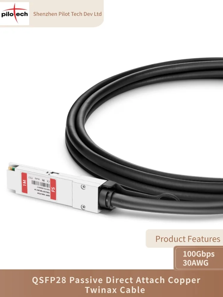 

1m (3 ft) Compatible Qsfp-100G-Cu1M Model 100g Qsfp28 Passive Direct Connection Copper Twisted Cable