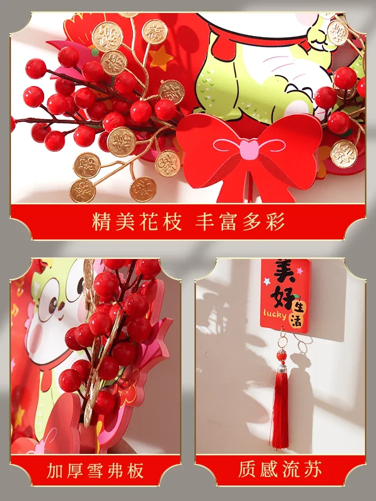 Wiosenny festiwal dekoracja żyrandol do salonu świąteczny wisiorek drzwi nowy rok materiały na ozdoby noworoczne drzwi wejściowych wisiorek