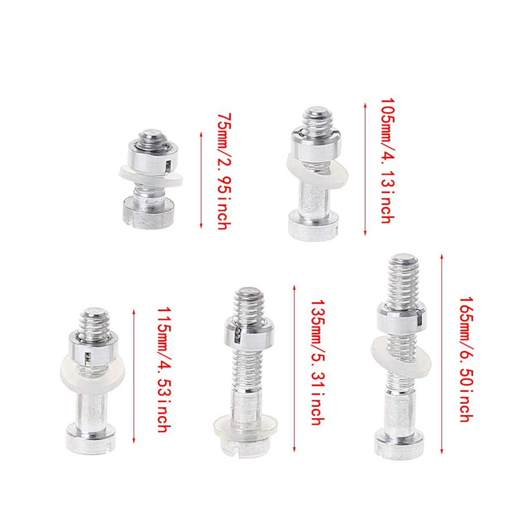 AT29-10Pcs M2.5 Screws Bolt Nut Washers Set Turntable Headshell Cartridge Stylus Mounting Vinyl LP Record Player