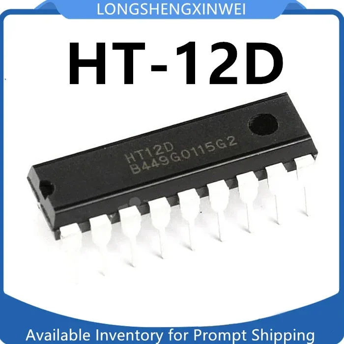 1PCS  HT-12D HT-12E NEW Infrared Transmitter/receiver Inline DIP18