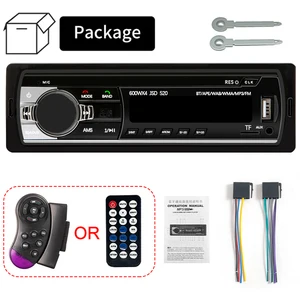 Leitor de MP3 para Carro Bluetooth Digital, 1 Din, Estéreo, FM, Áudio, Música, USB, SD, Traço, Entrada AUX, 60W x 4 12 principais vendas radio para carro - №3