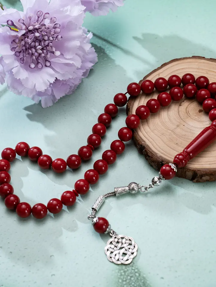 High-Quality Handmade Prayer Beads - 5 Classic Colors for Prayer & Meditation & Tasbih - 3