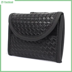 Flat Latex Glove Pouch, Basketweave Glove Holder for Duty Belt