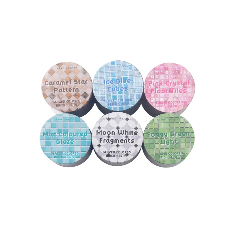 50mm*200cm Vintage Colorful Bricks Gird Landscape Washi Tape Creative DIY Journal Material Collage Scrapbooking Stationery image 5