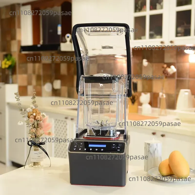 A9 smoothie machine commercial milk tea shop automatic juice ice crusher silent with cover sound insulation
