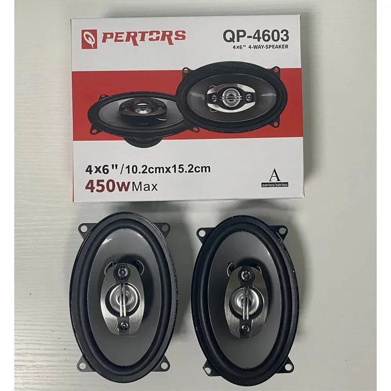 2pcs 4x6 inch High Fidelity Four Way Concentric Speaker Audio Door Speaker Full Frequency Speaker