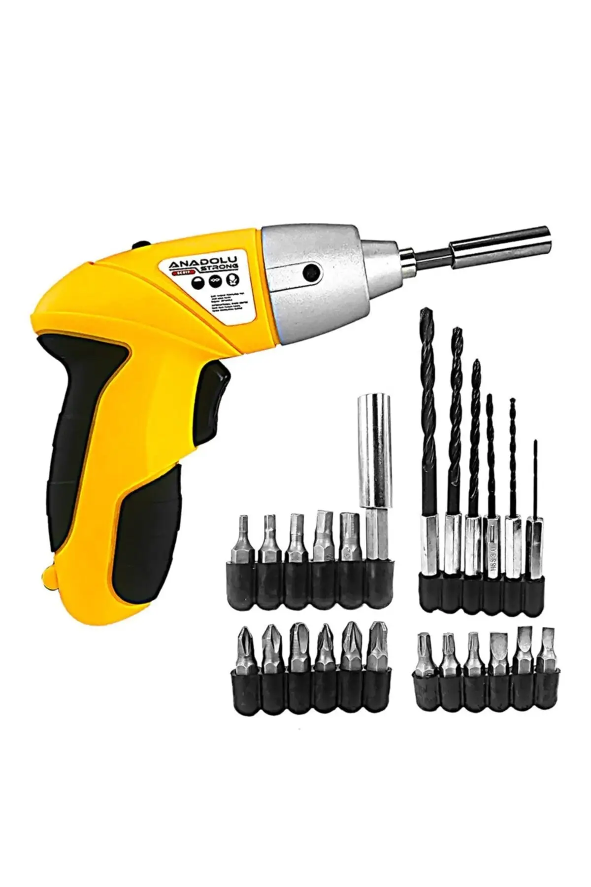 Anadolustrong Scr17 26 Bits Parça Rechargeable Screwdriver Drill Set