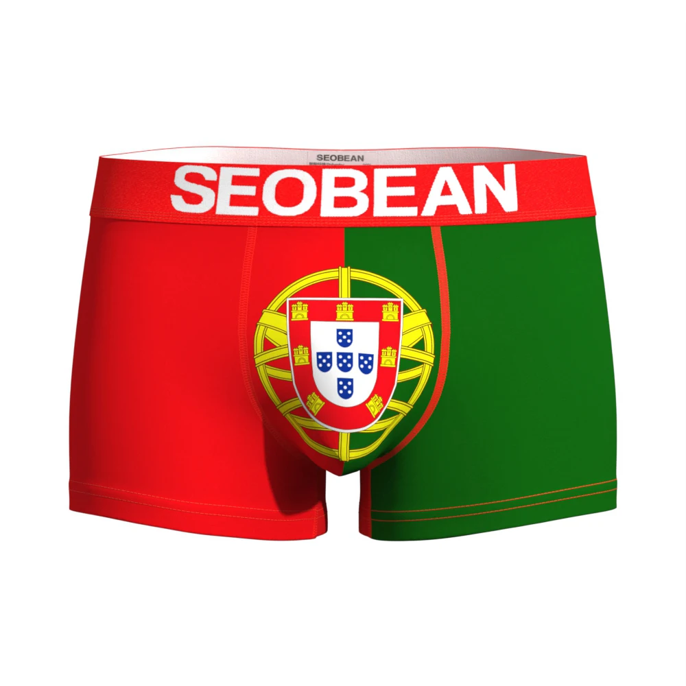 SEOBEAN Men's Low Waist Underwear Quick Drying Theme Youth Sexy Briefs Four Corners Design Comfortable Innerwear