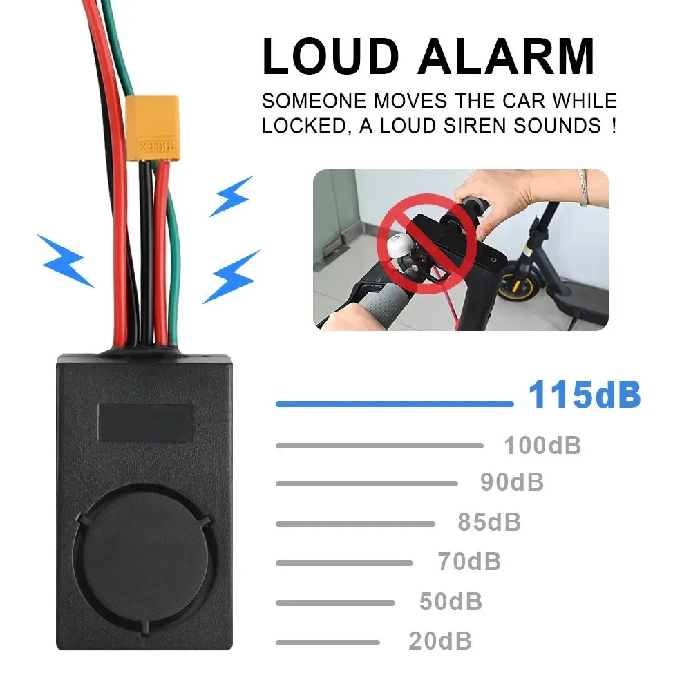 Anti-Theft Remote Control Lound Alarm For Xiaomi M365 1s Pro Pro2 for Ninebot Max G30 G30D Electric Scooter Device Replacement