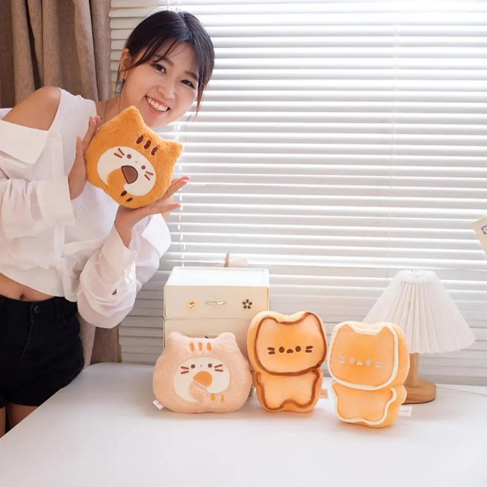 漫画バター猫ぬいぐるみふわふわシミュレーションバター猫ぬいぐるみかわいいかわいいスイスロール猫ぬいぐるみクリスマスギフト