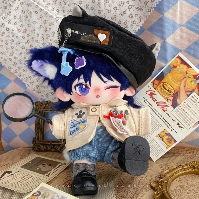 

20 Cm Stuffed Game Genshin Impact Wanderer XinYu Cosplay Plush With Skeleton Dolls Toys for Fan Collection Plush Birthday Gifts