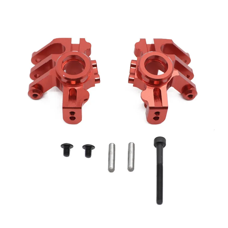 1 paio di tazze dello sterzo in lega di alluminio per accessori di aggiornamento per auto Axial 1/10 RBX10 Ryft 4WD RC