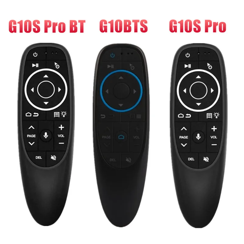 G10S PRO BT Voice Remote Control 2.4G With BT5.0 Wireless Air Mouse Gyroscope Smart Remote Backlit For PC Smart Android TV