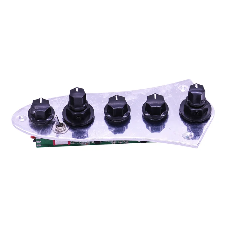 

ABVL-2X 5 Jazz JB Bass Loaded Wired Control Plate For 4/5 String Bass Guitar Parts