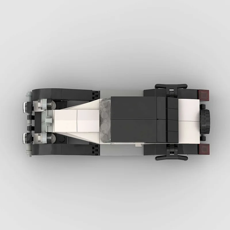 MOC klasyczne stare coupe Retro klocki do budowy Puzzle Model dzieci trening mózgu kolekcja zabawek