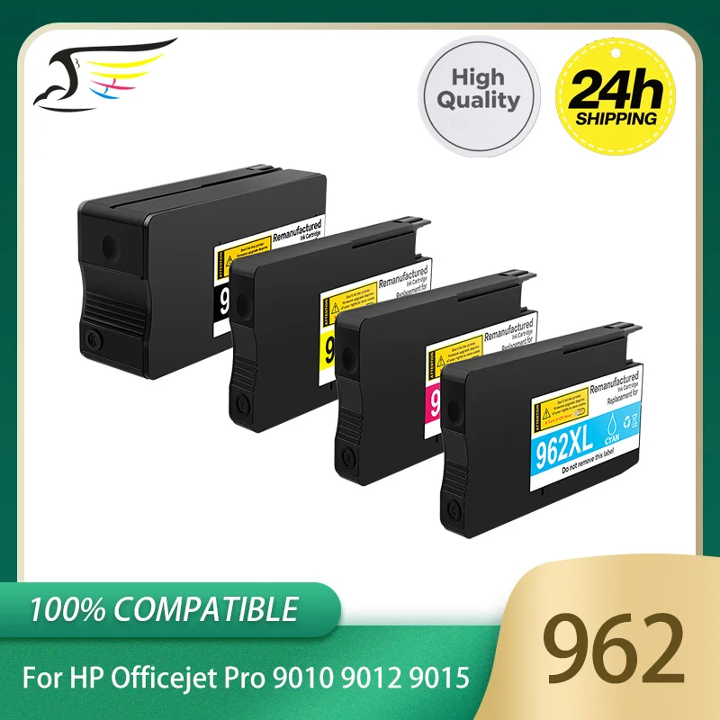 

BFHH New 962 For HP 962XL Replacement Ink Cartridge For HP OfficeJet Pro 9010 9012 9015 9016 9020 9025 9026 Printer With Ink