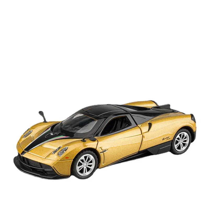 1:36 Pagani Huayra Dinastia Modello di auto sportiva in lega Diecast in metallo Modello di auto giocattolo Suono Luce Collezione Regalo per bambini F562