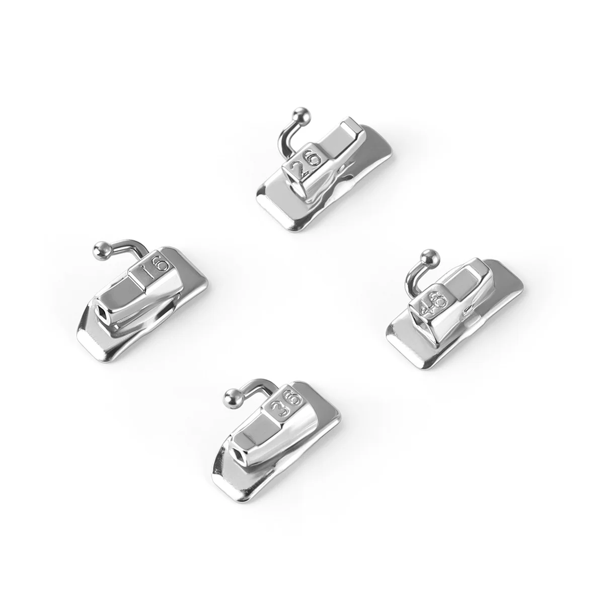 20Sets Dental Kieferorthopädische Bukkalröhrchen für Backenzähne MIM Monoblock Mesh Base Bonding Nicht Cabrio Roth MBT 0,022/0,018 – Detail 8