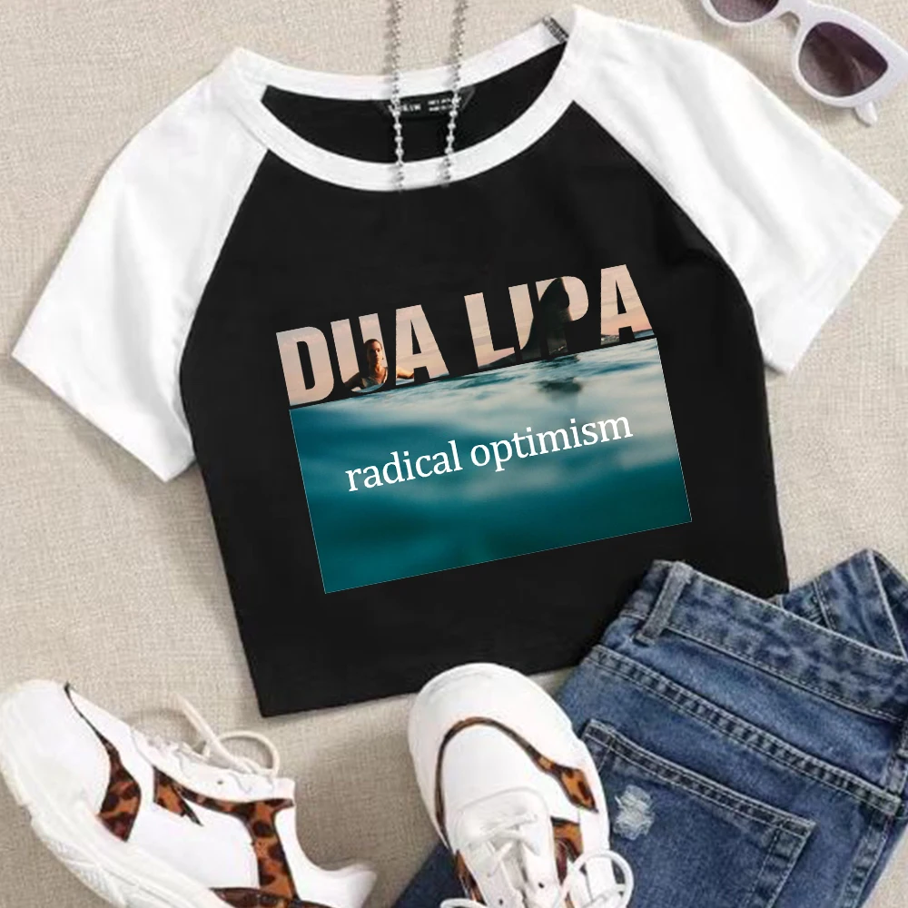 DUA Radical Optimism LIPA 2024 T-Shirt Popular Music Girls Streetswear O-Neck Short Sleeves Shirts