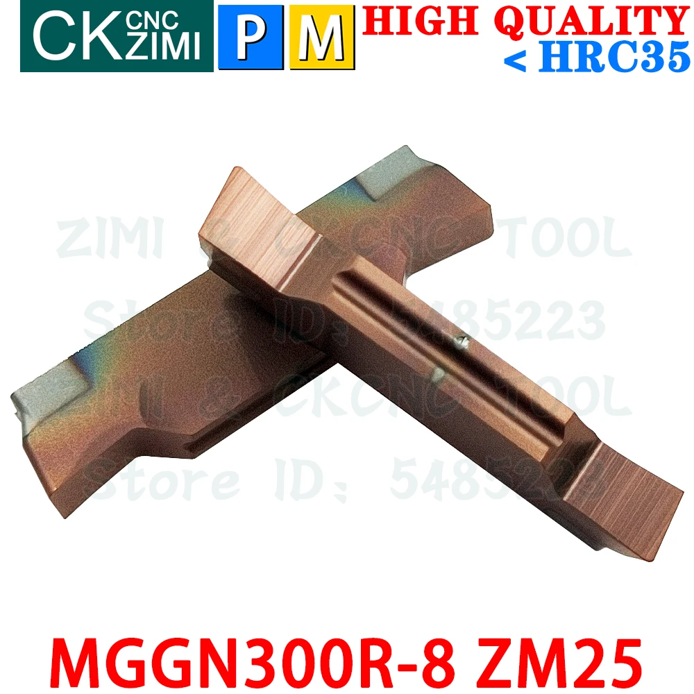 MGGN300R-8 ZM25 MGGN 300 3mm Carbide Inserts Cutting Grooving Inserts Tools CNC Metal lathe Tools MGMN 300 For MGEHR MGEHL SMGB