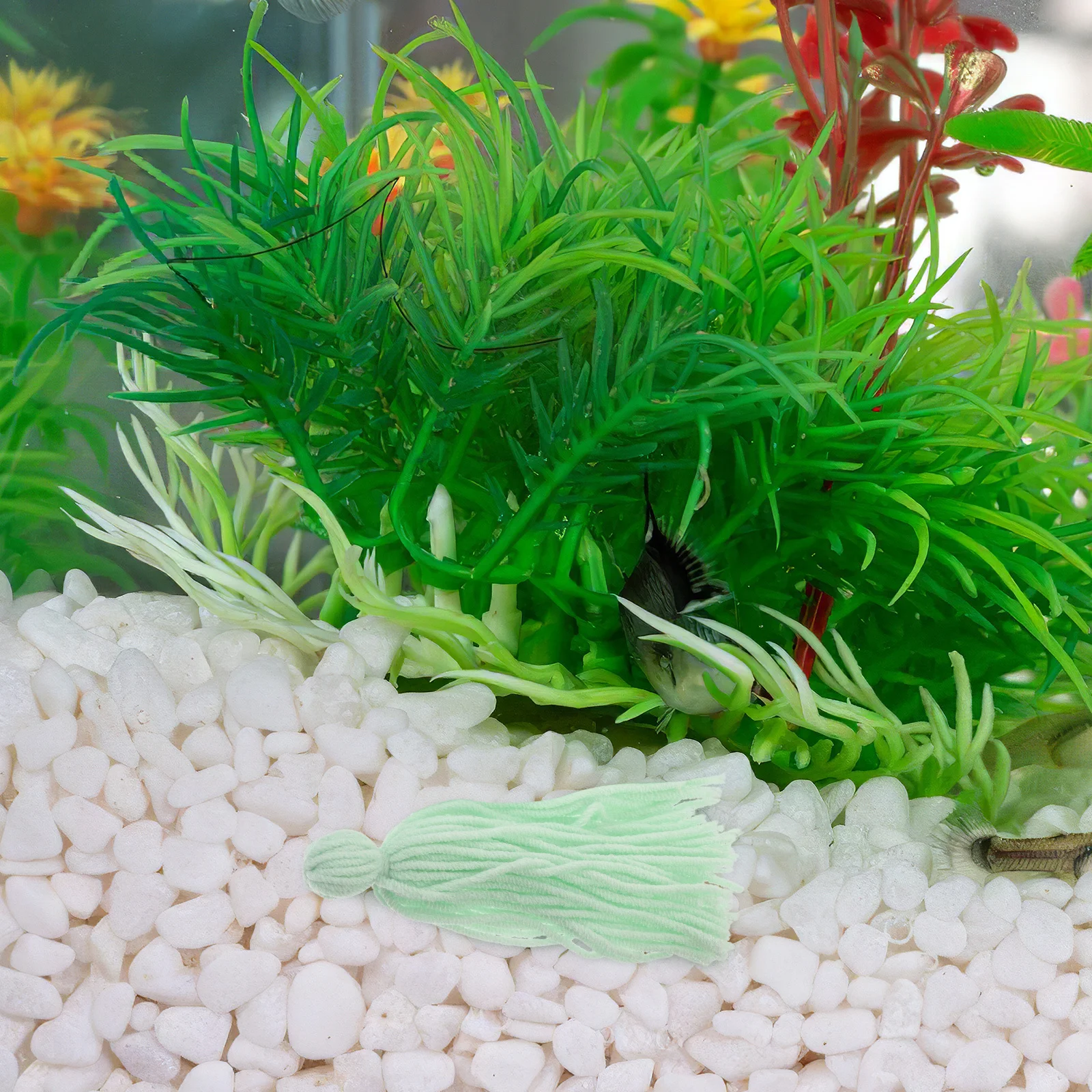 

10Pcs Breeding Mops for Aquarium Fish Versatile Use in Koi Goldfish Betta Tanks Spawning Mops for Fish and Shrimp
