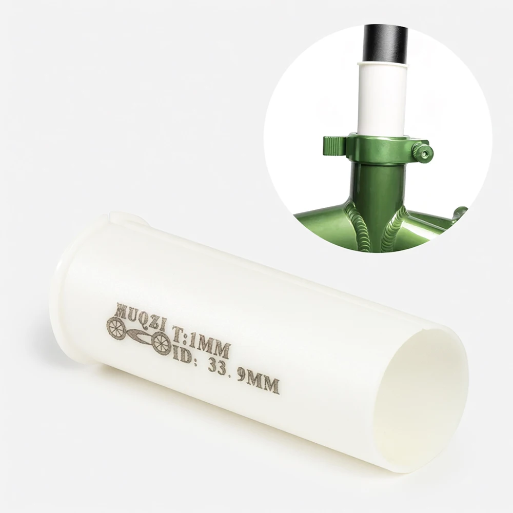 Faltbarer Fahrradsattelstützen-Adapter 33,9 34,9mm Reduzierhülse MTB Fahrrad Sattelstützenadapter Nylon Rutschfeste Auskleidung Rohrteil