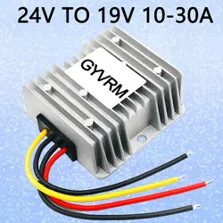 24V to 19V 30A 20A 10A Step Down DC DC Converter 24 Volt Reducer 19 Volt Voltage Regulator 570W Laptop Power Supply for Car