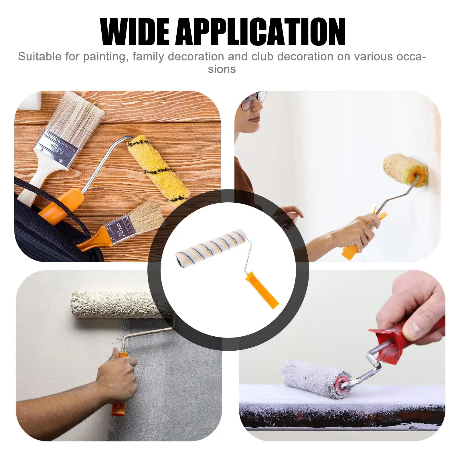 roller brush wall paint brush wall painting tool paint roller brush