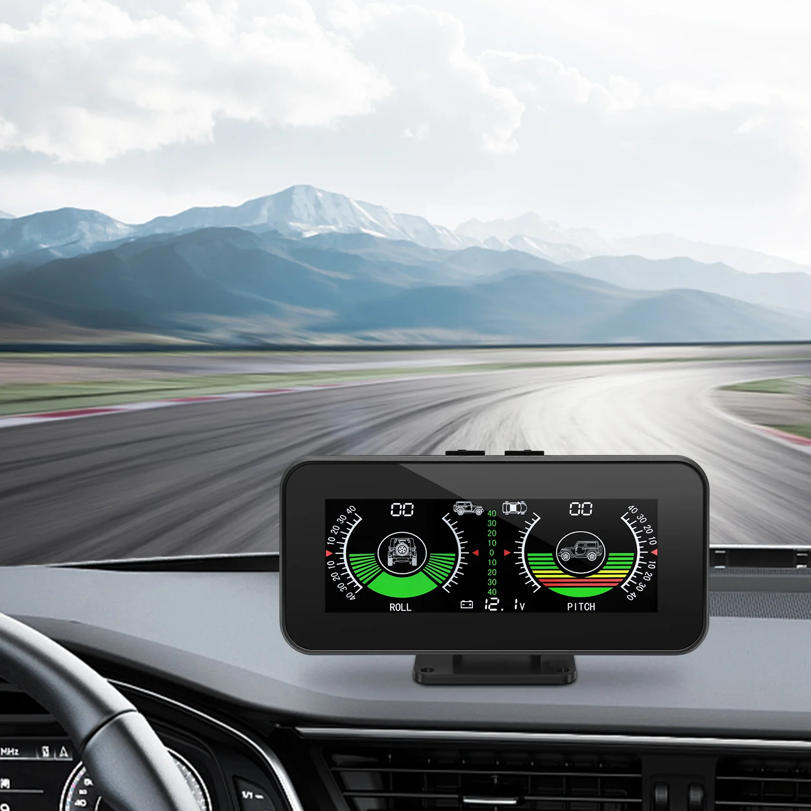 M60 / M50 Head-Up-Display Geschwindigkeits- und Neigungsmesser Digitaler GPS-Neigungsmesser Auto HUD-Kompass Geschwindigkeitswarnung 4x4 Offroad-Zubehör – Detail 21