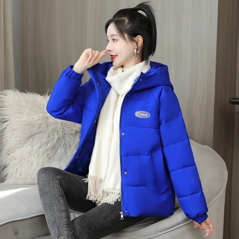 Women Winter Parkas Cotton Plus Size Jacket Girl Warm Coat With Hat Black Jacket Female Chalecos Women Wadded Feminina 2022