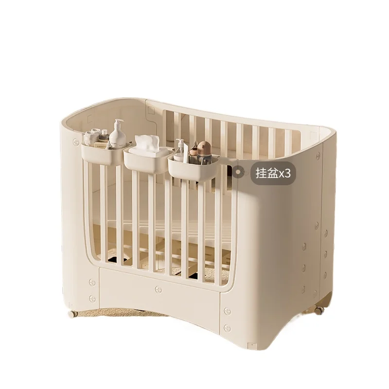 

Adjustable movable splicing bed, game bed baby multi-functional diaper table