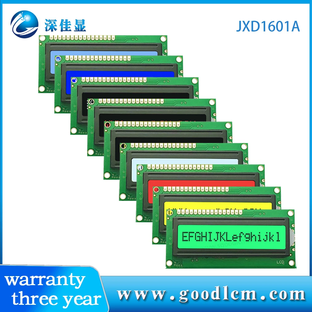 1601A LCD Display 16x01lcm LCD module 16*01 character LCD 5V power supply compatible with hd4478d chip