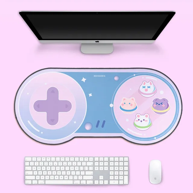 Kawaii Gamepad Rabbit Trap Mouse Pad