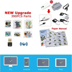 NEW Upgrade 390Pcs The Third Generation WeDo 2.0 Core Set Robotics Construction School STEAM Educational Bricks Kit Toys Gifts