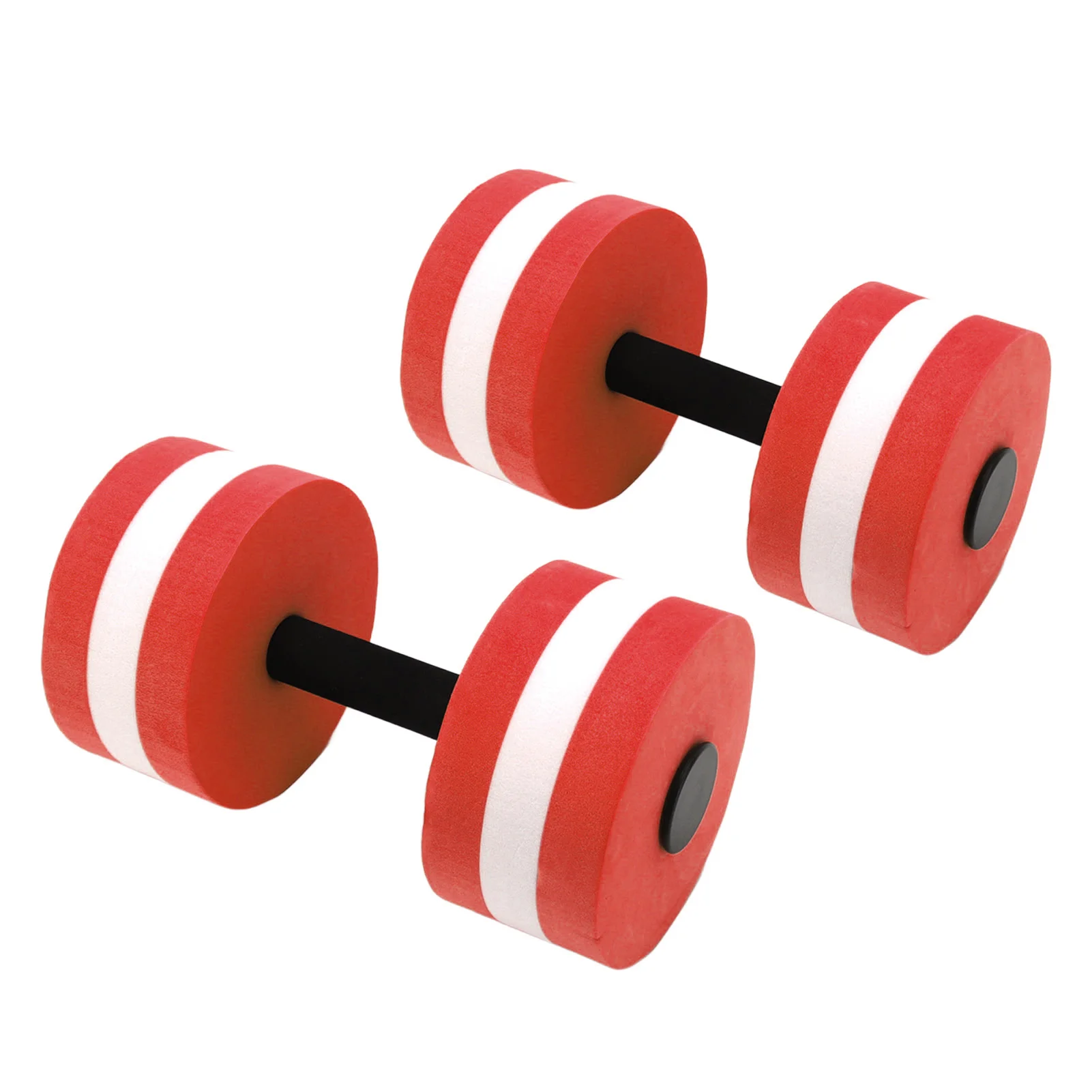 2pcs EVA Water Dumbbell Yoga Exercise Dumbbell Foam Floating Dumbbell For Men Women Kids Fitness Supplies