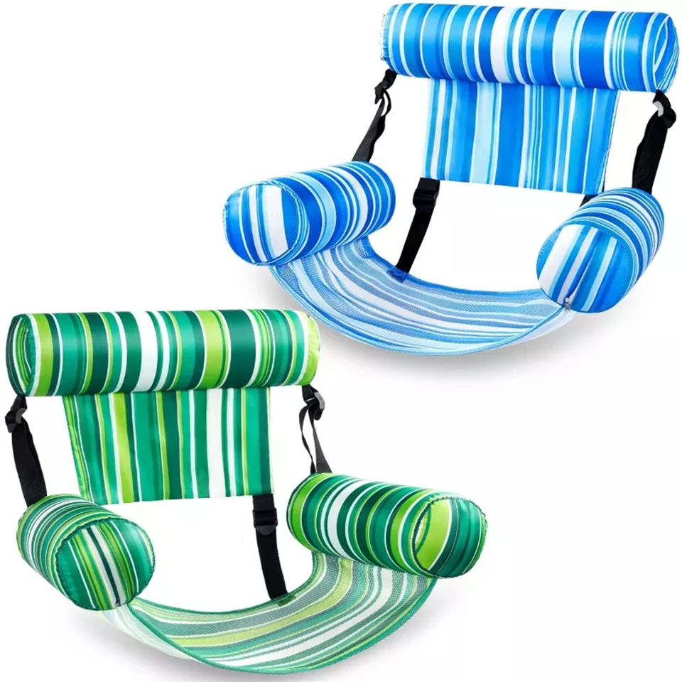 Aufblasbare Schwimmliegen für Erwachsene, Schwimmender Liegestuhl für den Pool, Party-Schwimmkissen für Sommer, Wasser, Strand, See FY-1 – Detail 18