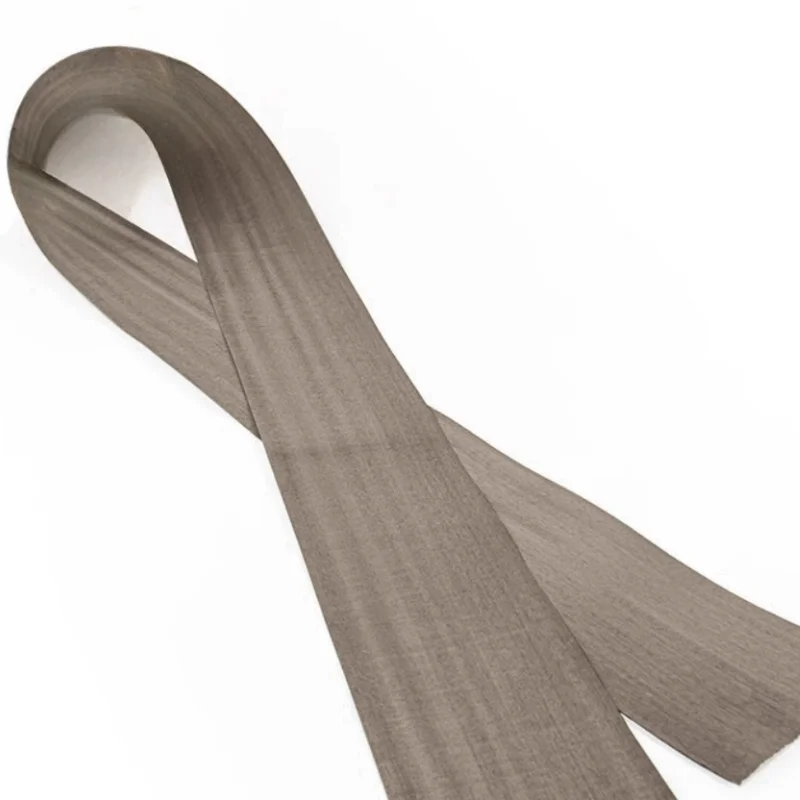 22*250cm T:0.3mm Natural dyed gold silk wood veneer Furniture renovation home DIY(back without non-woven fabric)