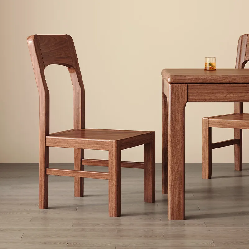 طاولة طعام قابلة للتخصيص ومجموعة كرسي طاولة طعام منزلية على الطراز الصيني مستطيلة وحديثة وبسيطة بطول 1.38 مترًا